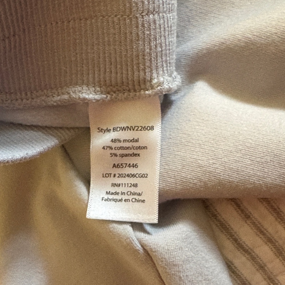 Barefoot Dreams Cozy Straight Leg Lounge Pants ~ Size Large Tall ~ Light Grey - Picture 5 of 8